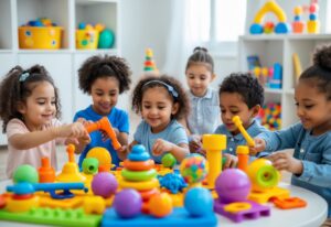 Read more about the article Kreativ leg med sanselegetøj og børneværktøj til kreativ leg