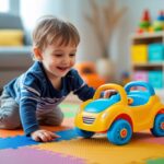 Sjov og læring med børnevenlig legetøjsbil til sjov